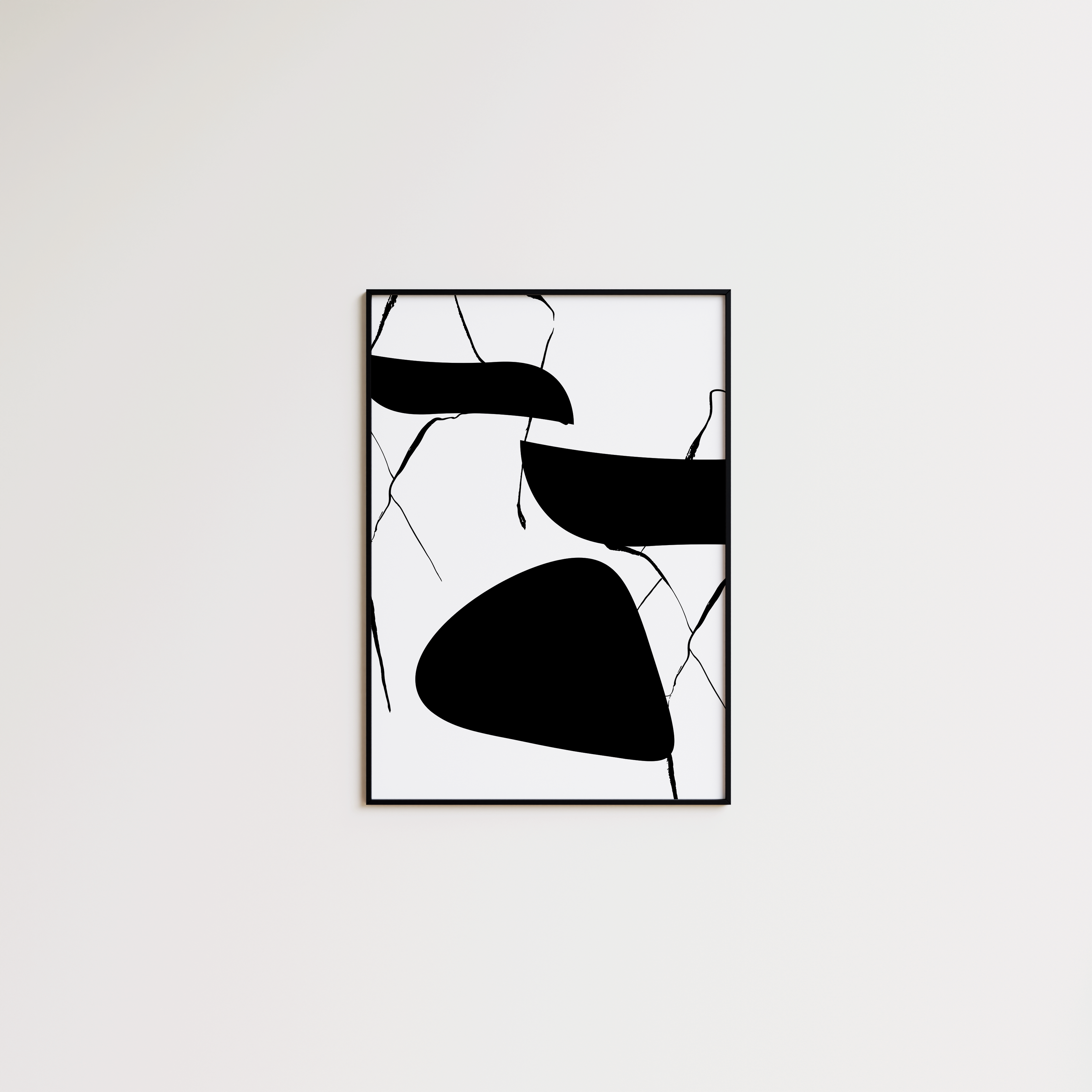 Abstract Black Shapes 1