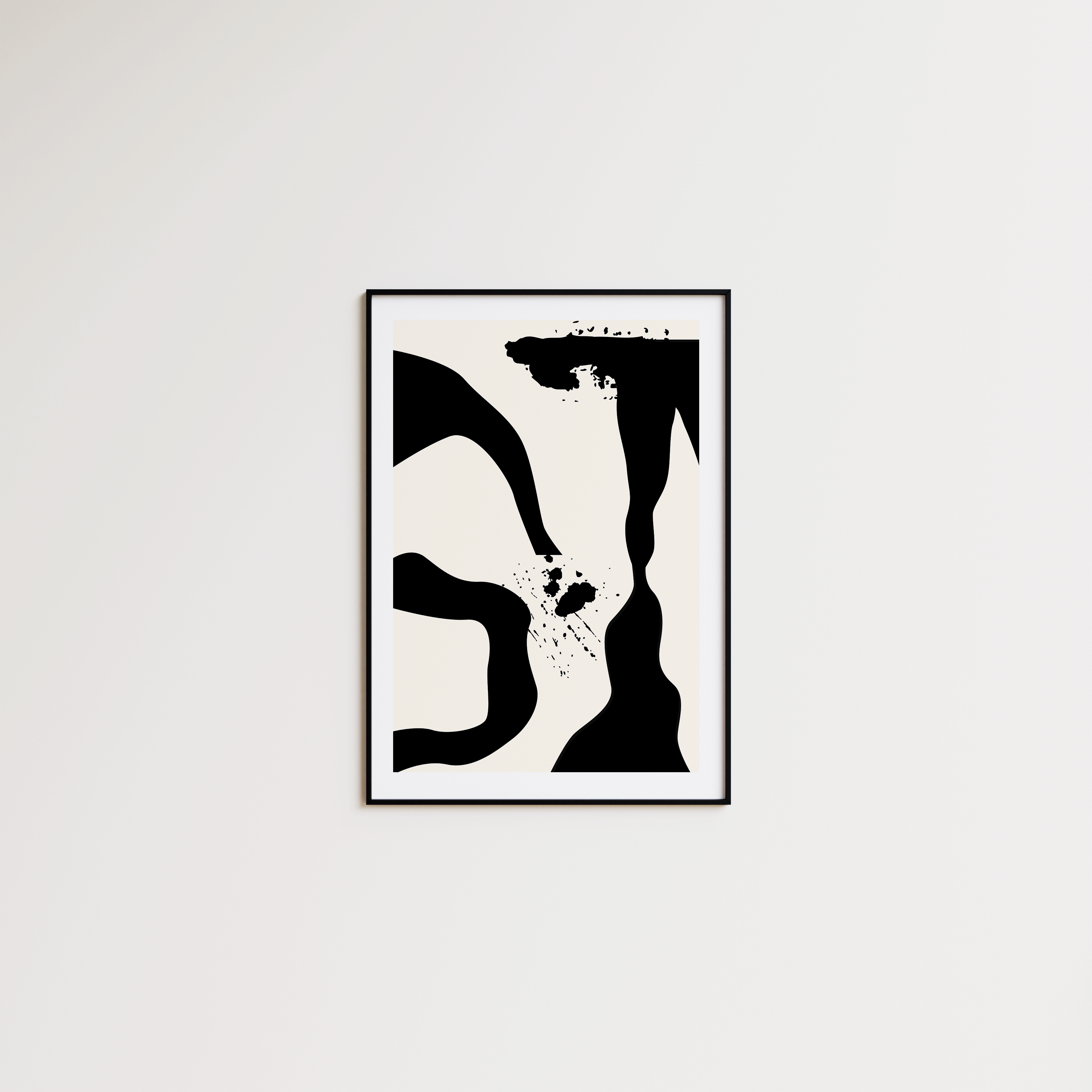Abstract Black Marks
