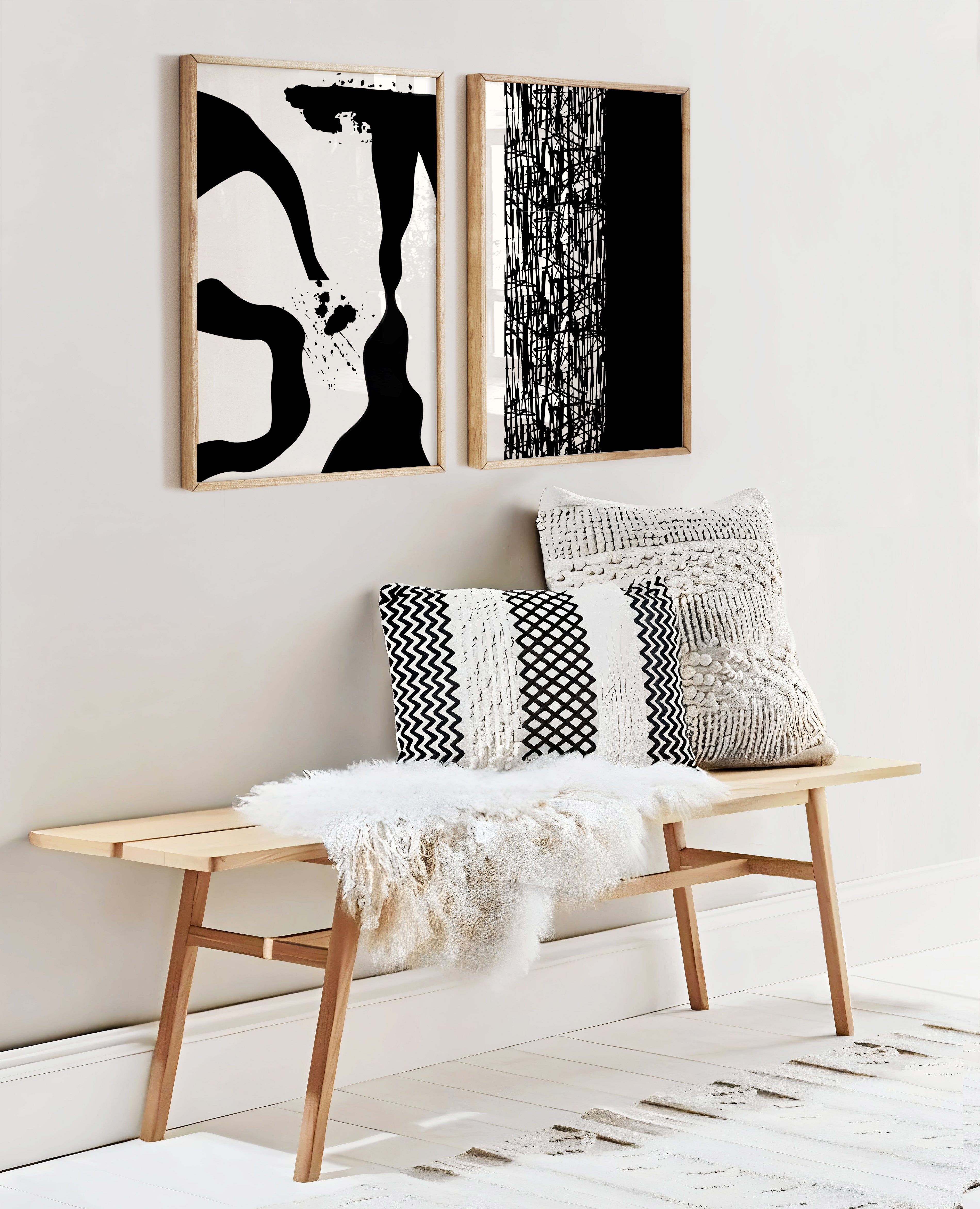 Abstract Black Marks