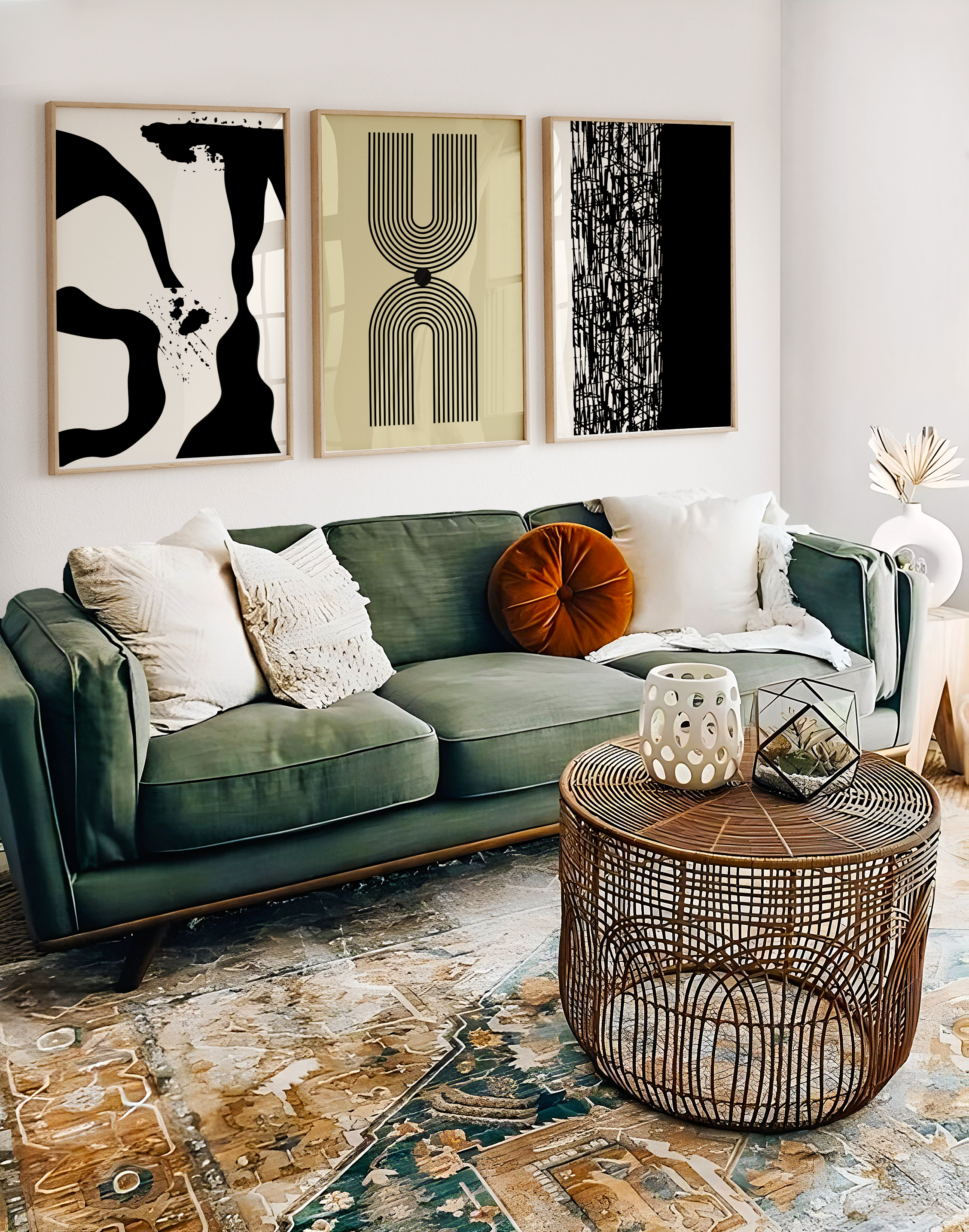 Abstract Black Marks