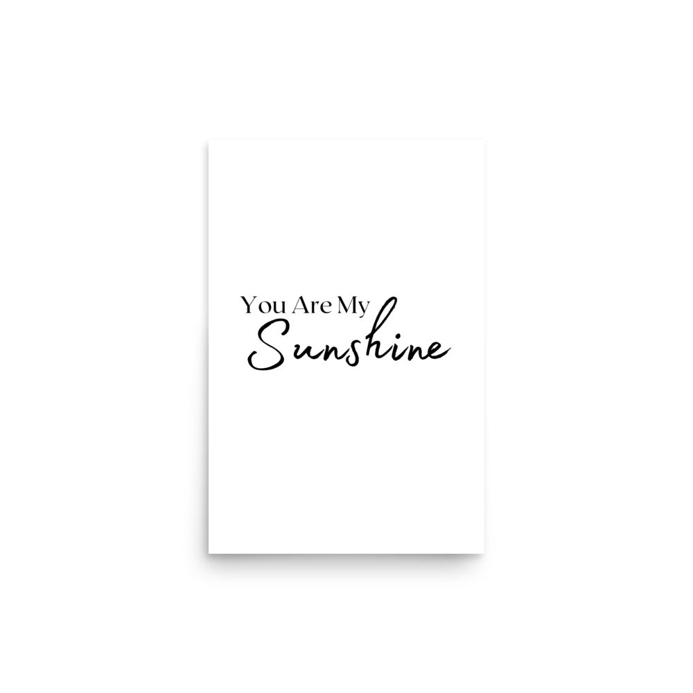 You are my Sunshine
