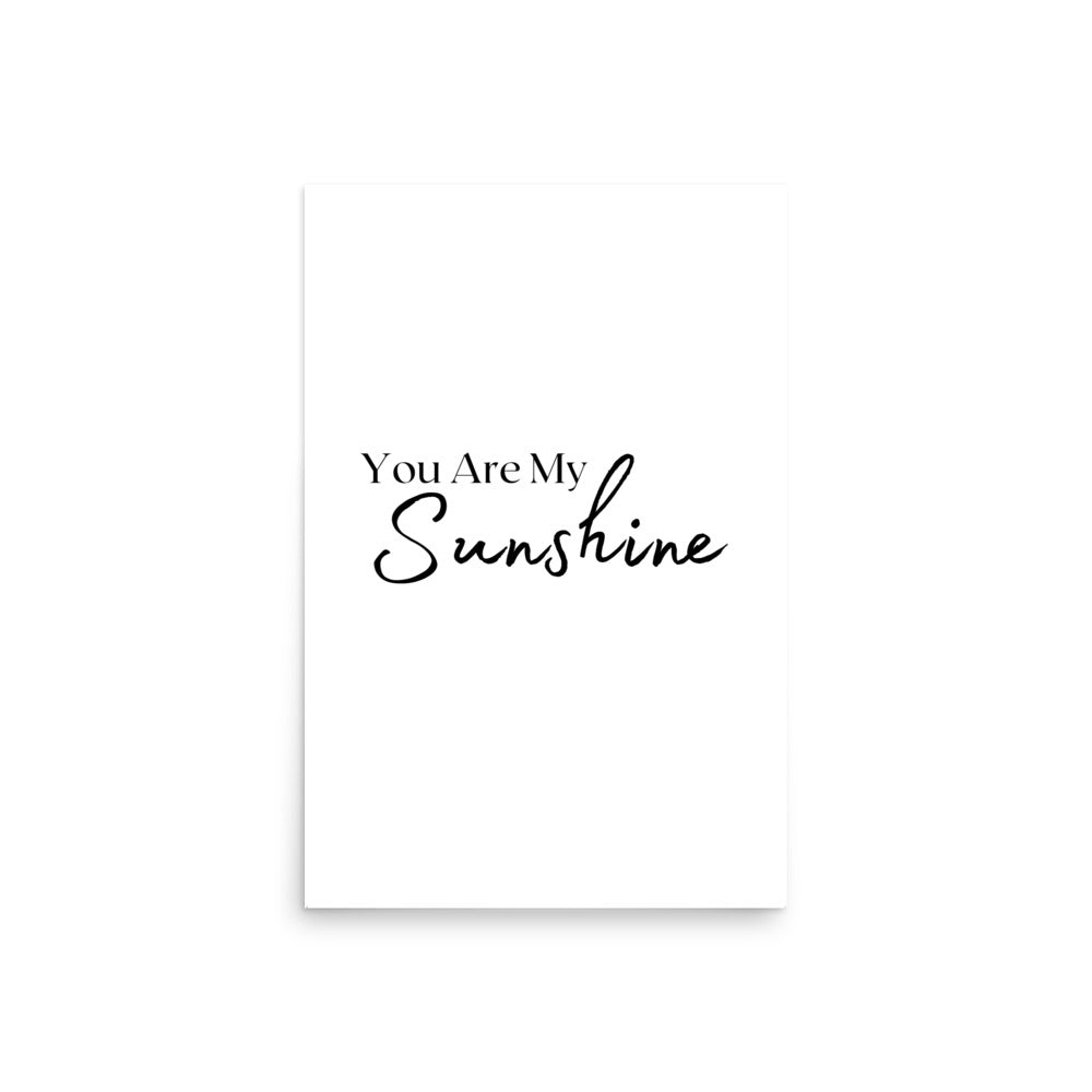 You are my Sunshine