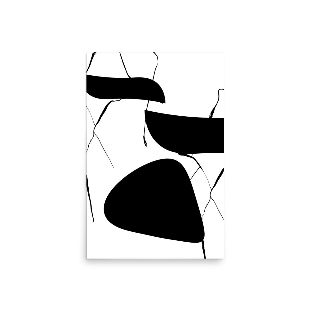 Abstract Black Shapes 1