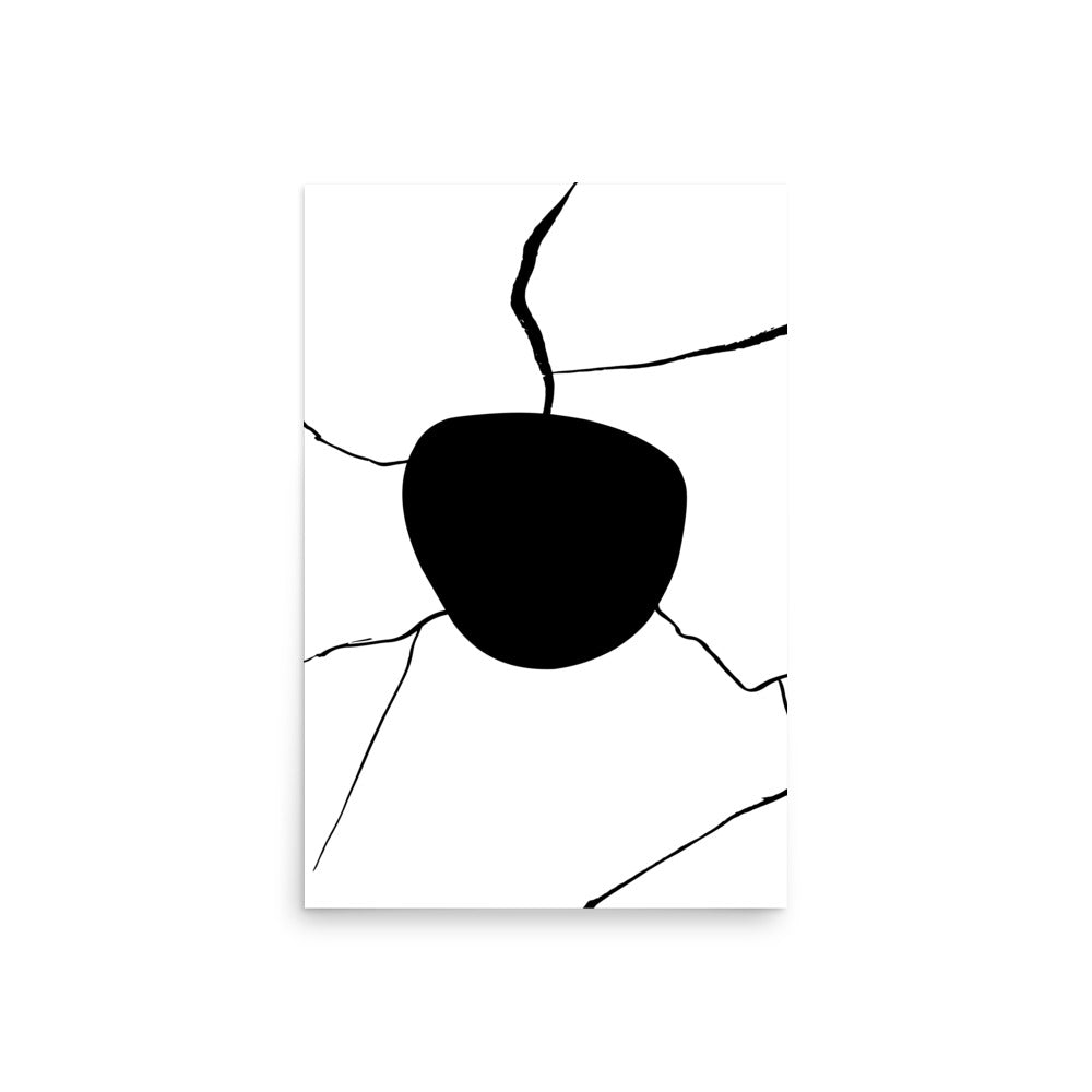 Abstract Black Shapes 2