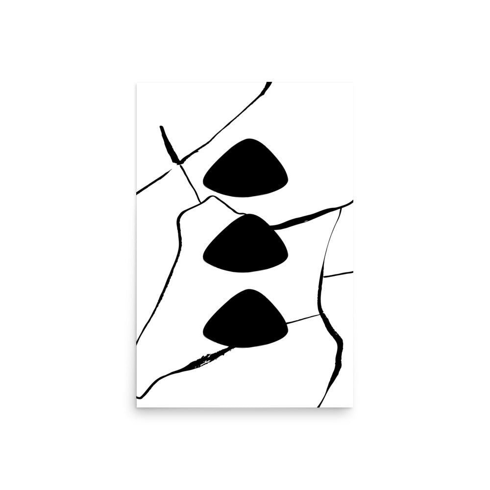 Abstract Black Shapes 3