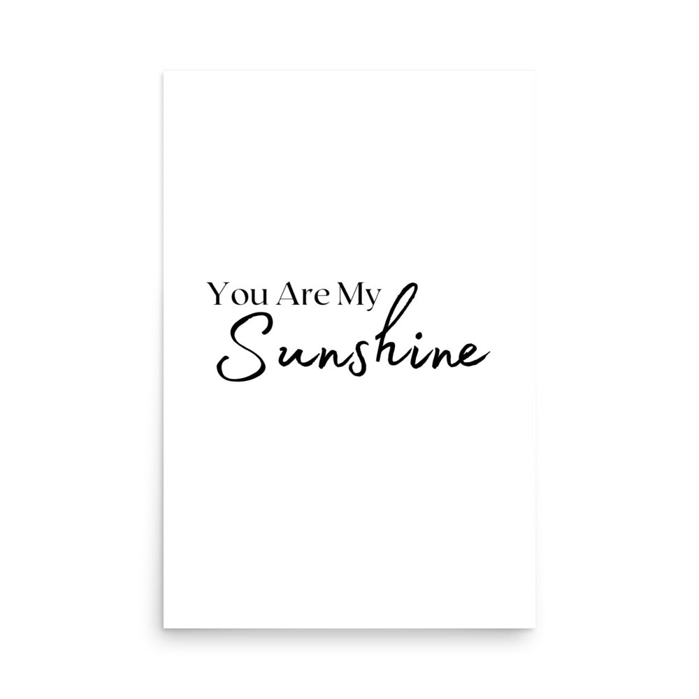 You are my Sunshine