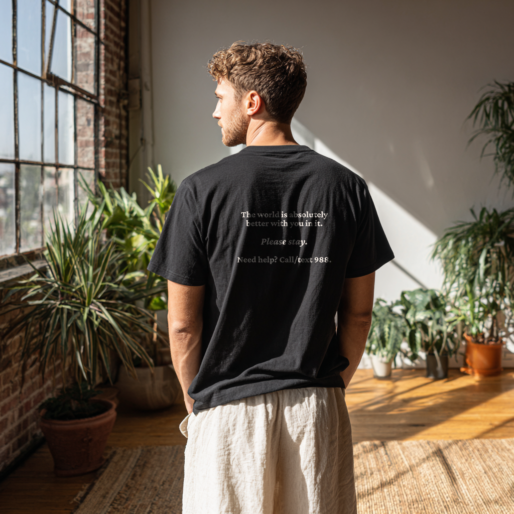"this is your sign." Everyday Edition T-Shirt | With Sleeve and Back Text