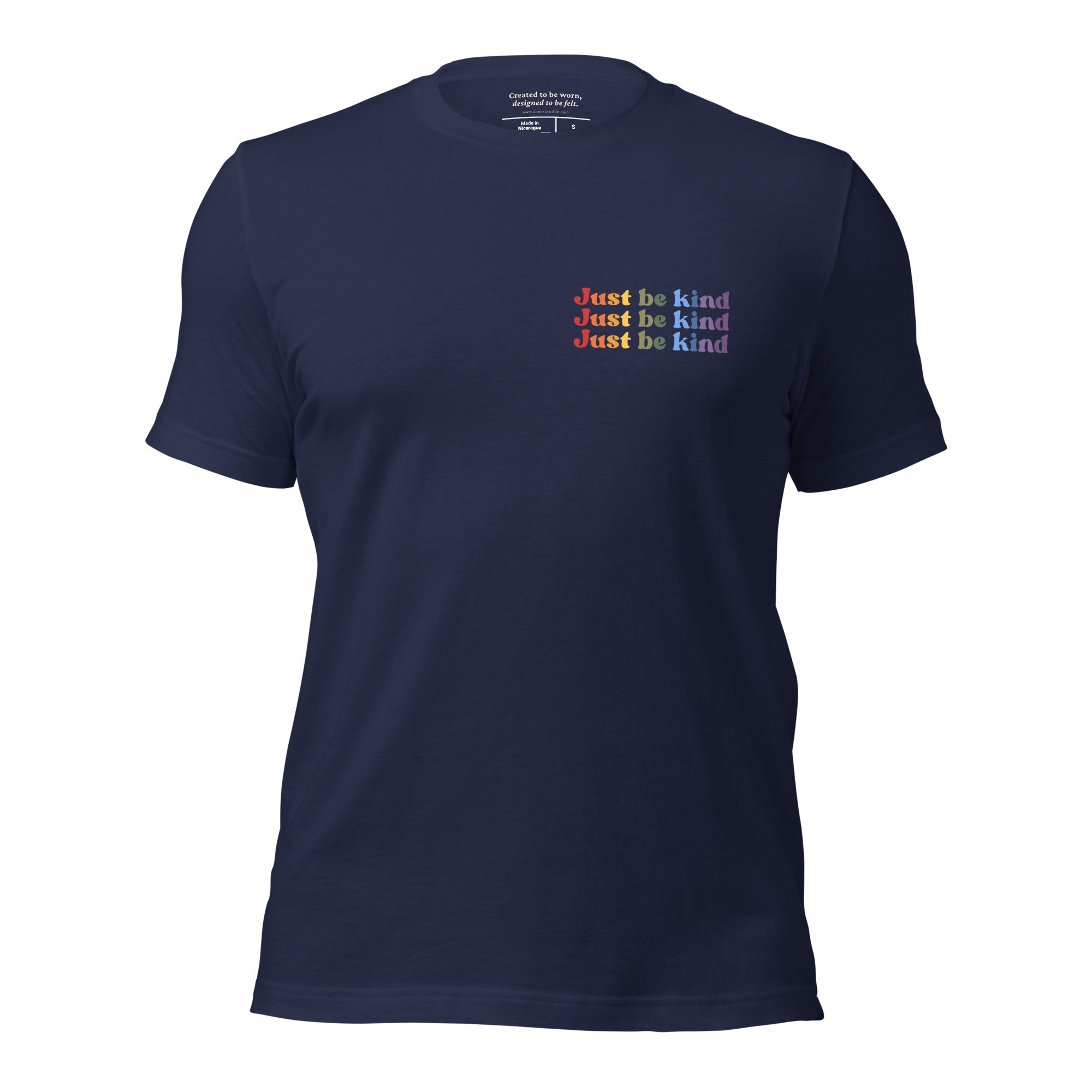 Rainbow "Just be kind" Everyday Edition T-Shirt