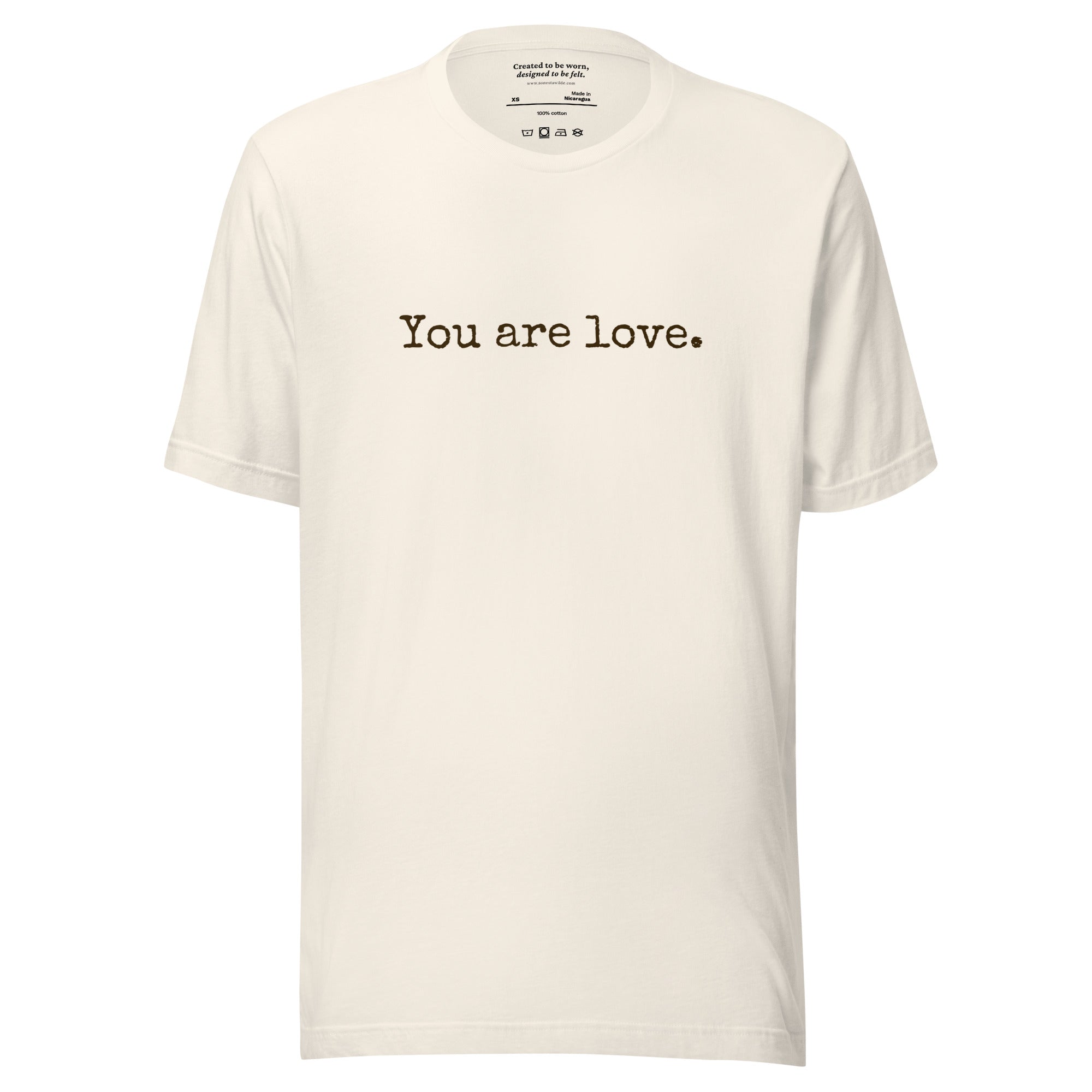 You Are Love T-Shirt: Gentle reminder affirmation tee for self-love and healing