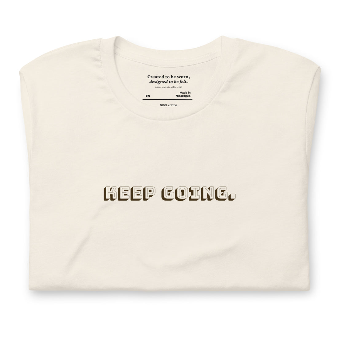 Keep Going T-Shirt: Motivational resilience shirt for everyday wear