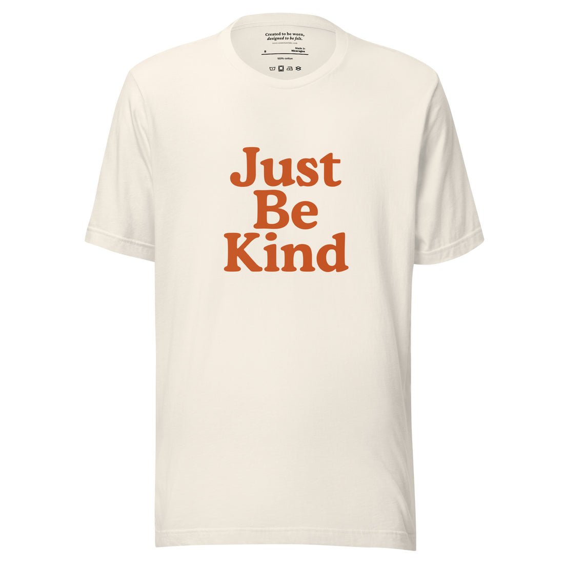 White t-shirt with &