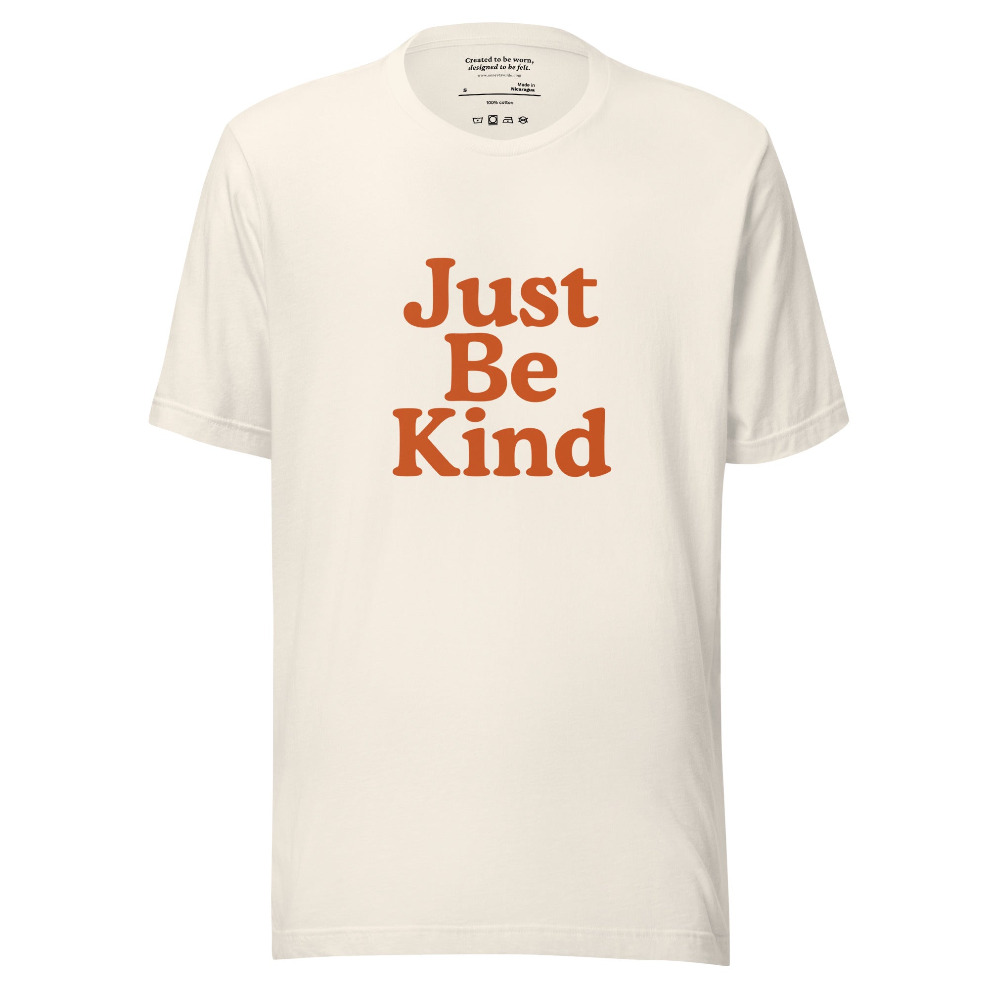 White t-shirt with &