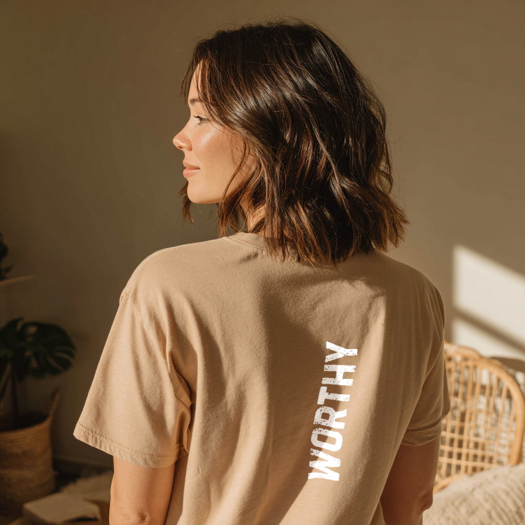 “Worthy” Statement Edition T-Shirt | With Back