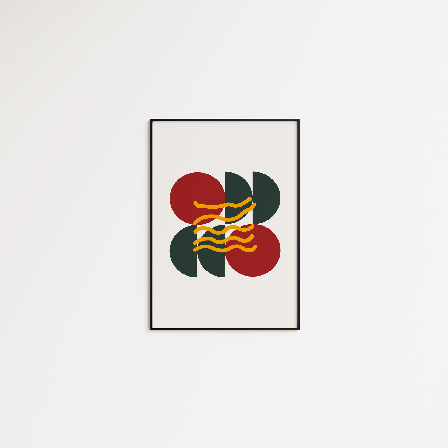 Abstract Full and Half Circle