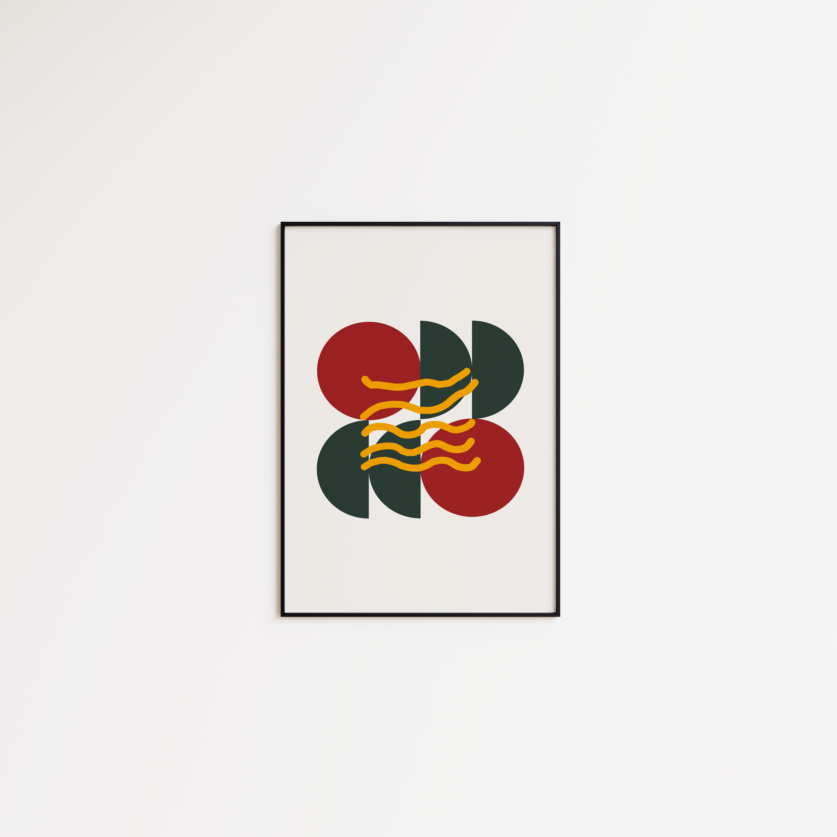 Abstract Full and Half Circle
