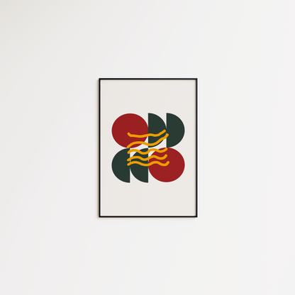 Abstract Full and Half Circle