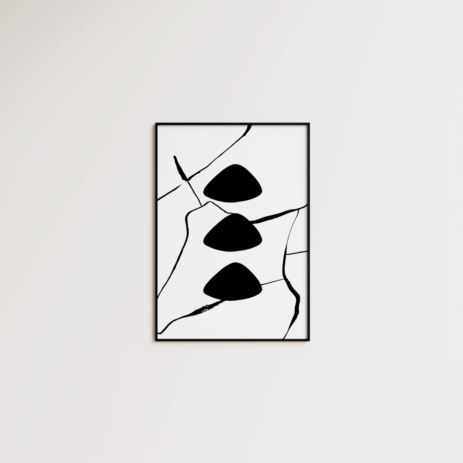 Abstract Black Shapes 3