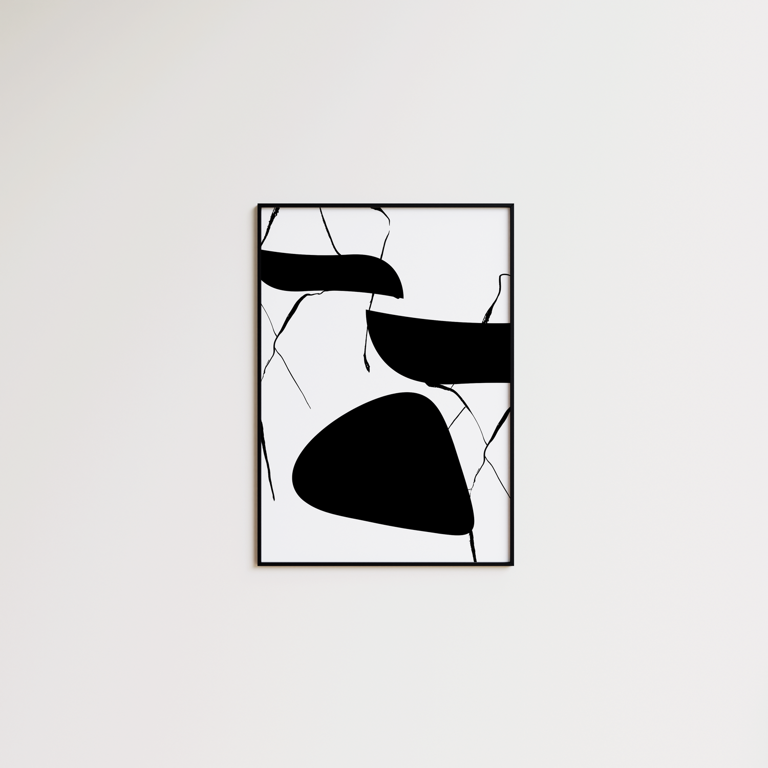 Abstract Black Shapes 1