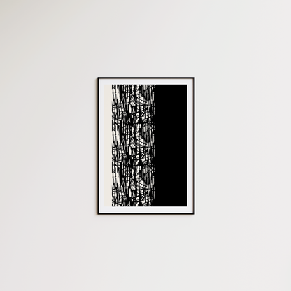 Abstract Black Ink