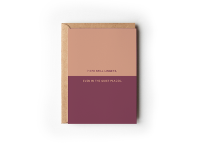 Hope Still Lingers, Even in the Quiet Places | Comfort and Encouragement Collection 8