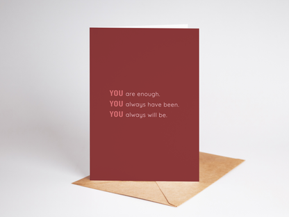 You Are Enough | Mental Health Collection 5