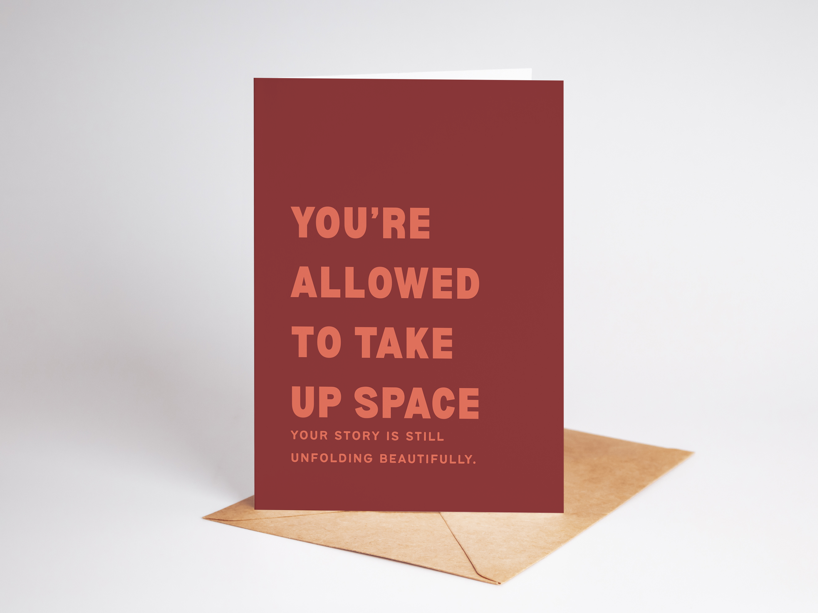 You are allowed to take up space | Mental Health Collection 7
