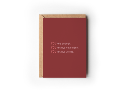 You Are Enough | Mental Health Collection 5