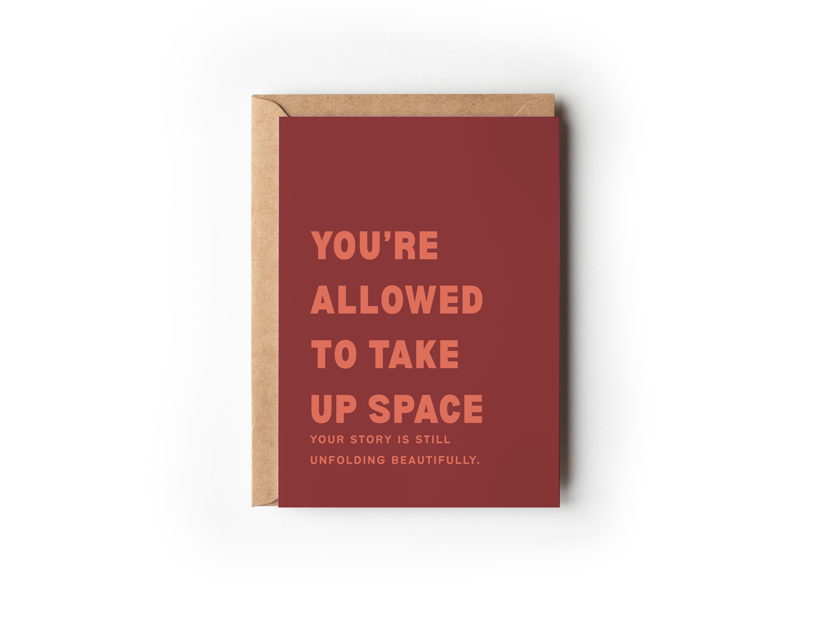 You are allowed to take up space | Mental Health Collection 7