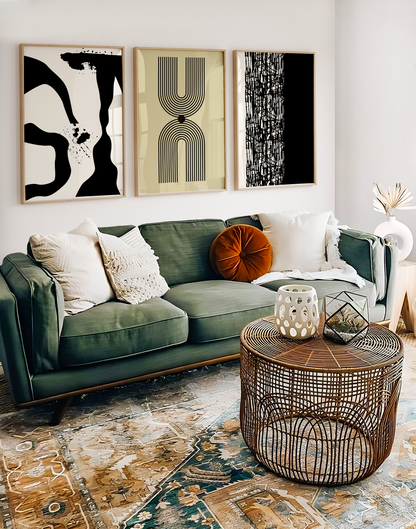 Abstract Black Marks