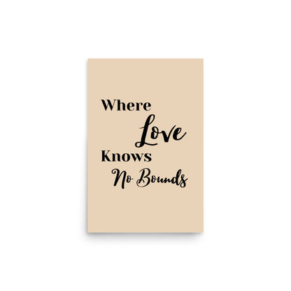 Where Love Knows No Bounds