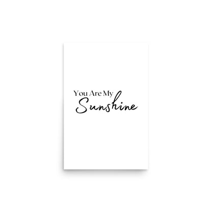 You are my Sunshine