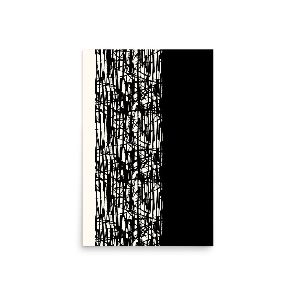 Abstract Black Ink