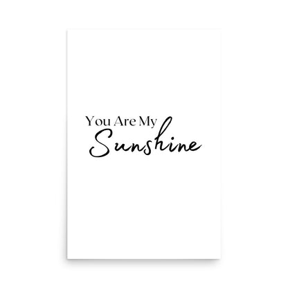 You are my Sunshine