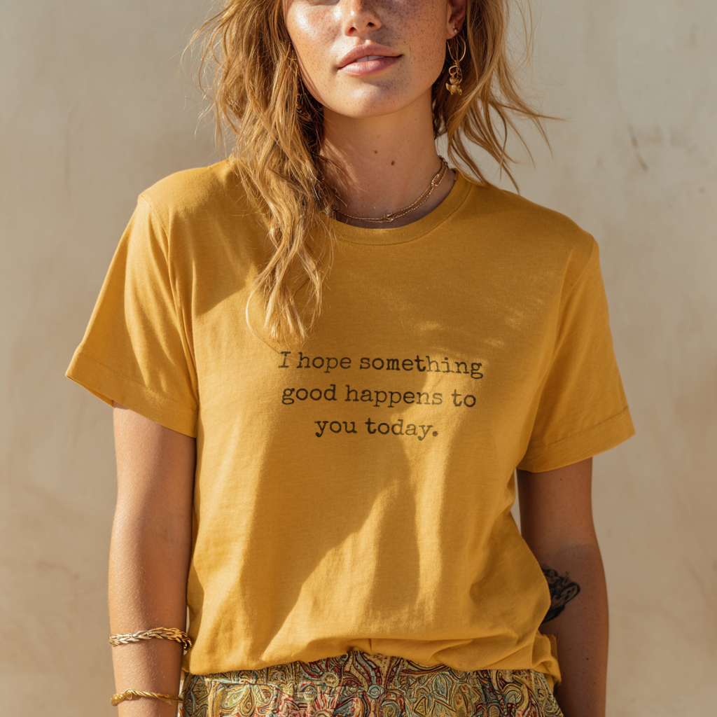 “I hope something good happens to you today.” Hope T-Shirt