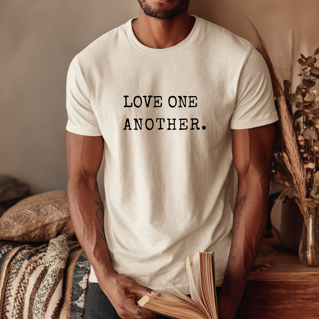 "Love One Another" Typewriter Edition Gentle Reminder T-Shirt