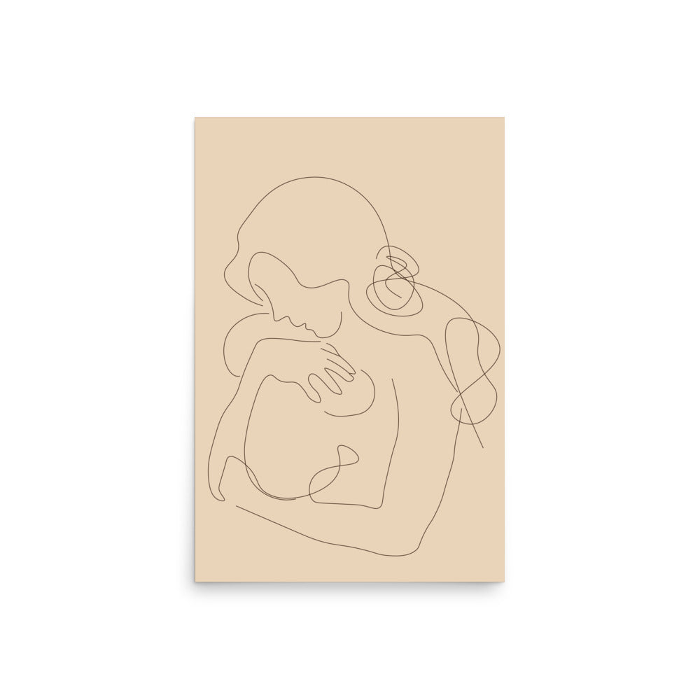 Mom holding baby