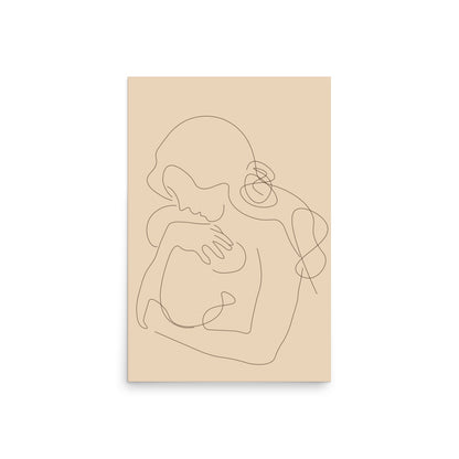 Mom holding baby