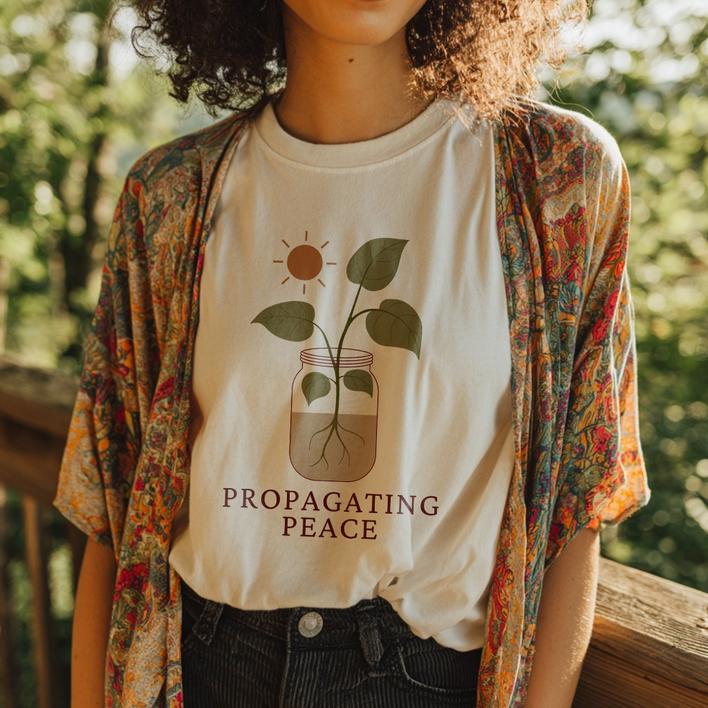“Propagating Peace” Gentle Growth T-Shirt