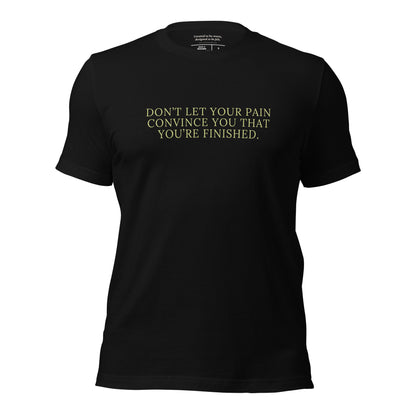 &quot;Don’t Let Pain Define You&quot; Lime Green Empowering T-Shirt