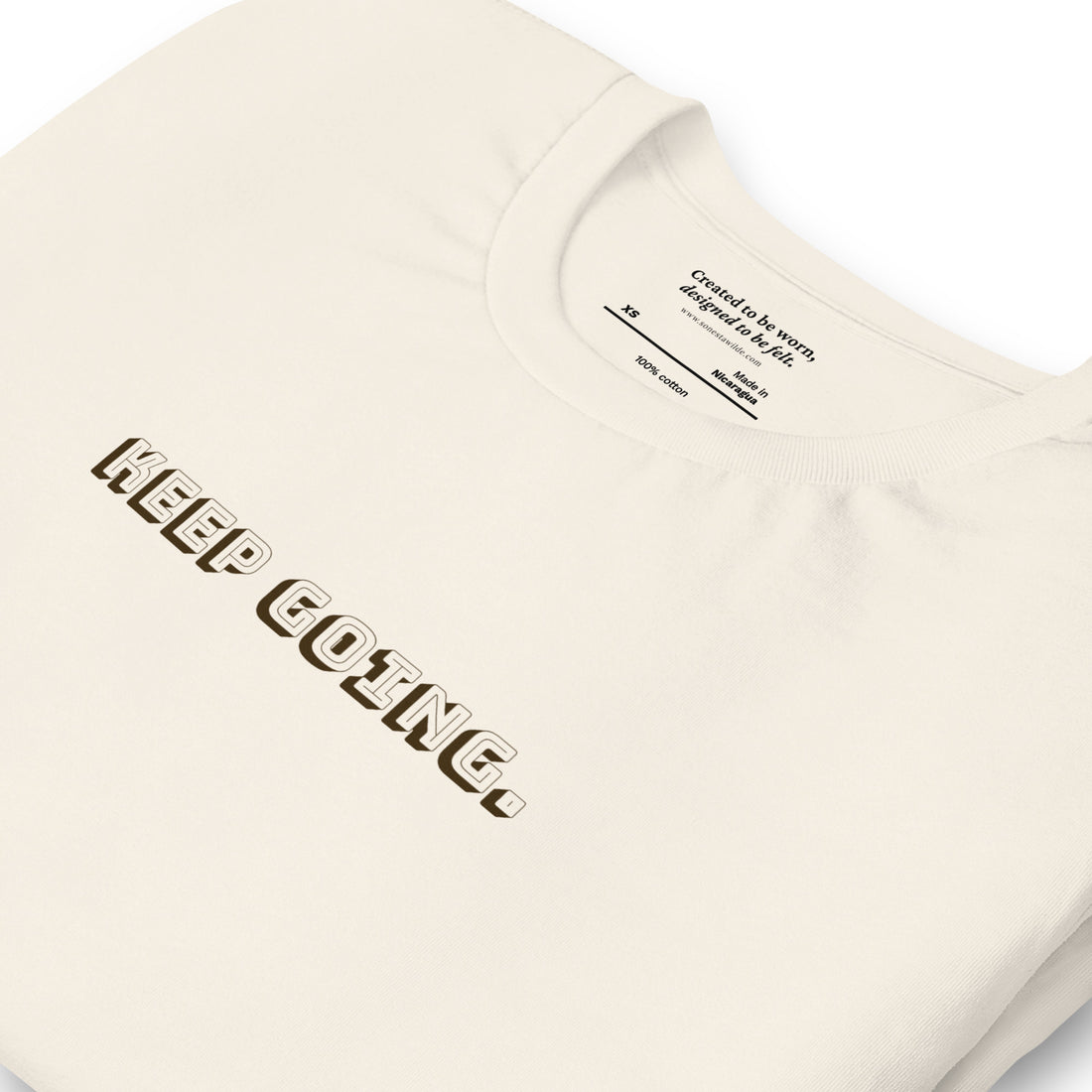 Keep Going T-Shirt: Motivational resilience shirt for everyday wear