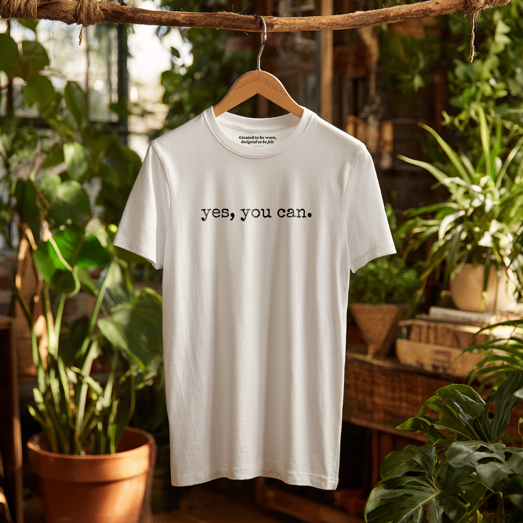 “Yes, You Can” Empowering Affirmation T-Shirt
